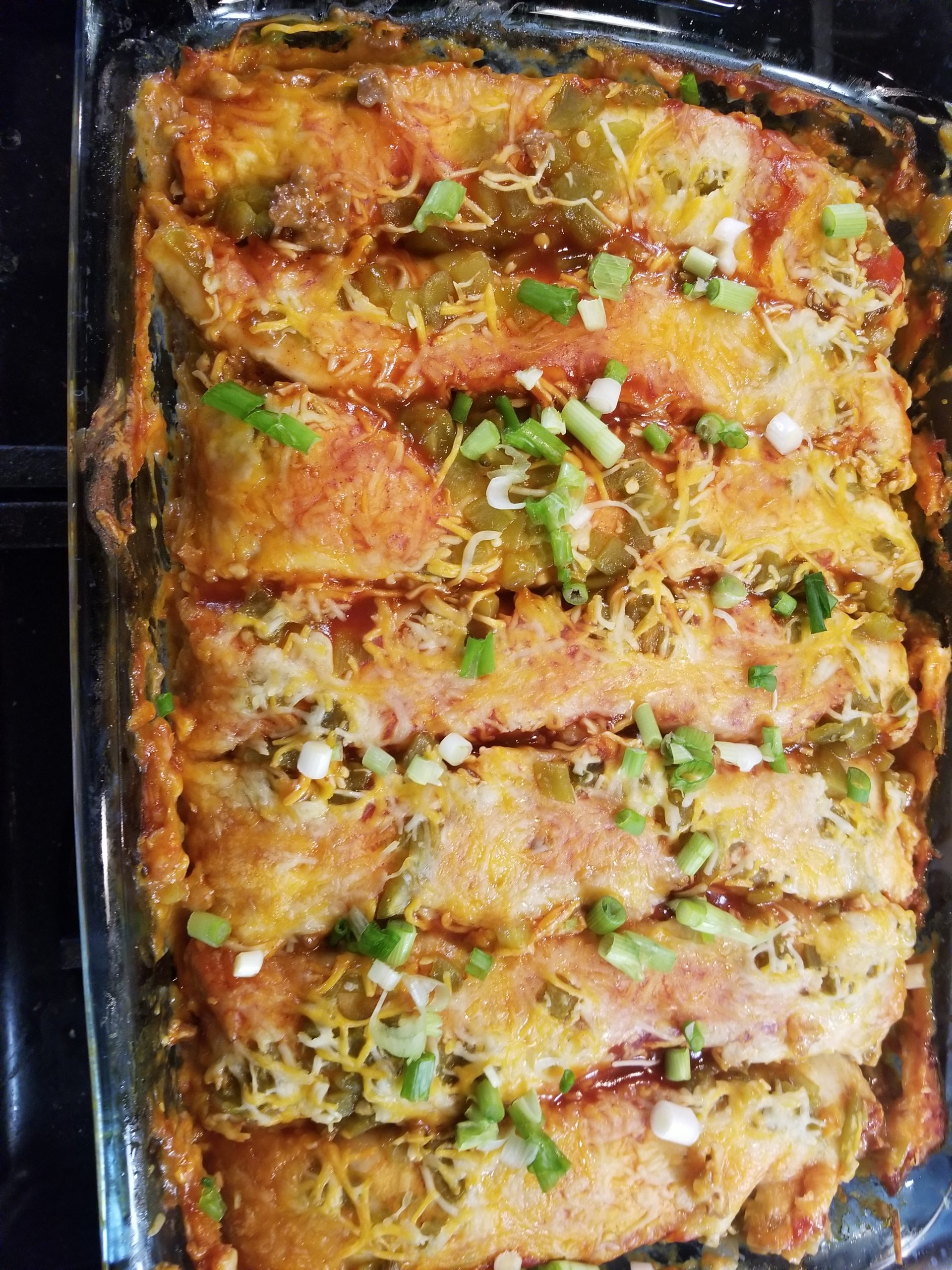 Beef & Green Chile Enchiladas CookingHeartSmart Low Carb