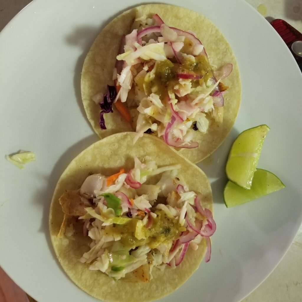 Low Sodium Grilled Fish Tacos