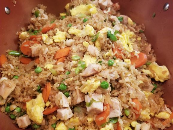The Best Fried Rice Ever cooked and ready to serve