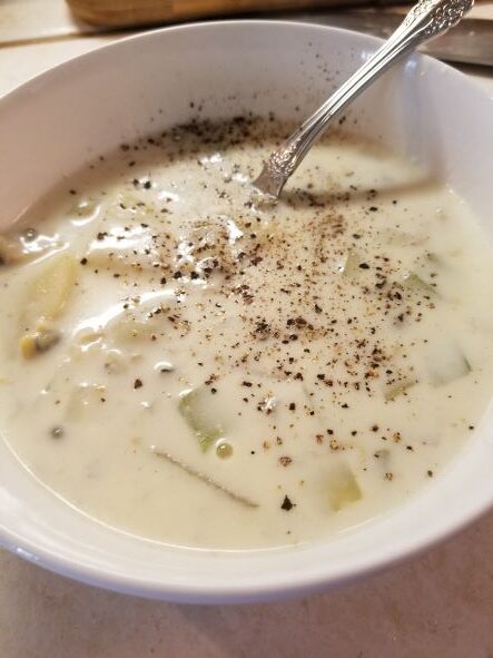 Low Fat Hearty New England Clam Chowder