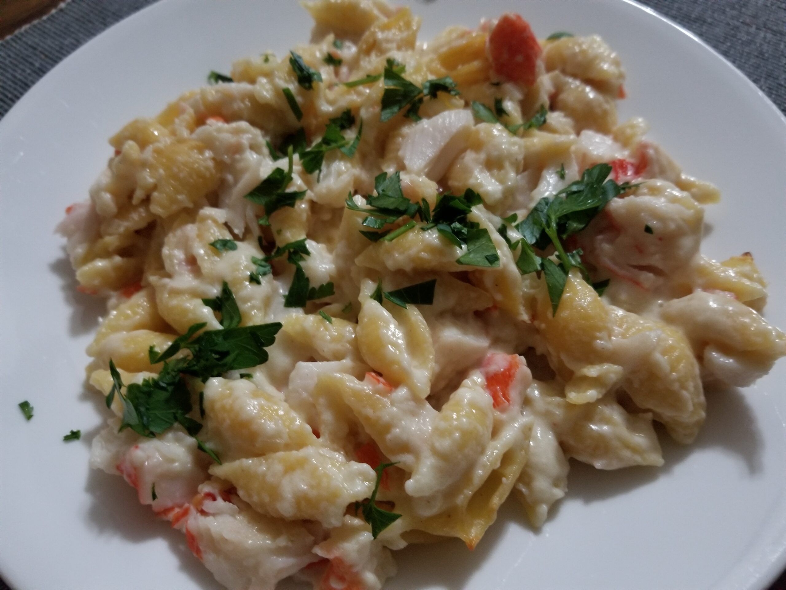 One Pot Crab Macaroni and Cheese CookingHeartSmart