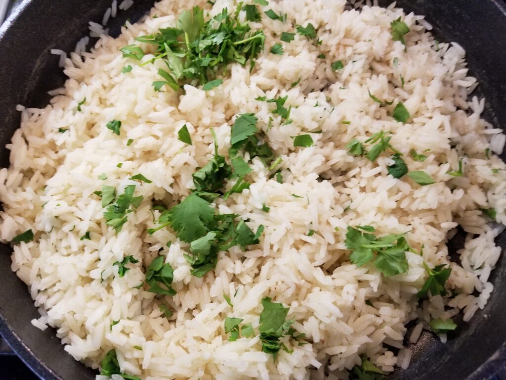 Cilantro Lime Rice.
